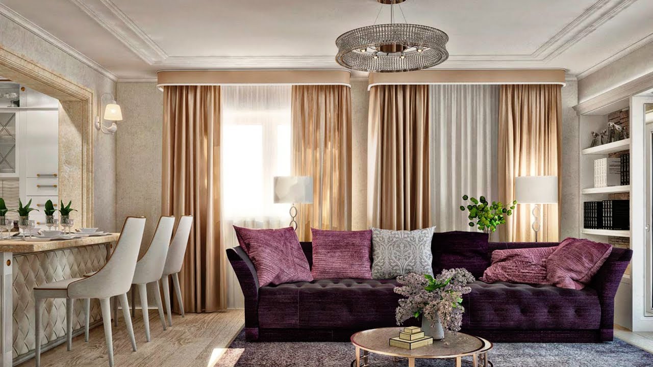 Phòng khách tân cổ điển pha luxury đem đến không gian đẳng cấp, hoàn hảo 