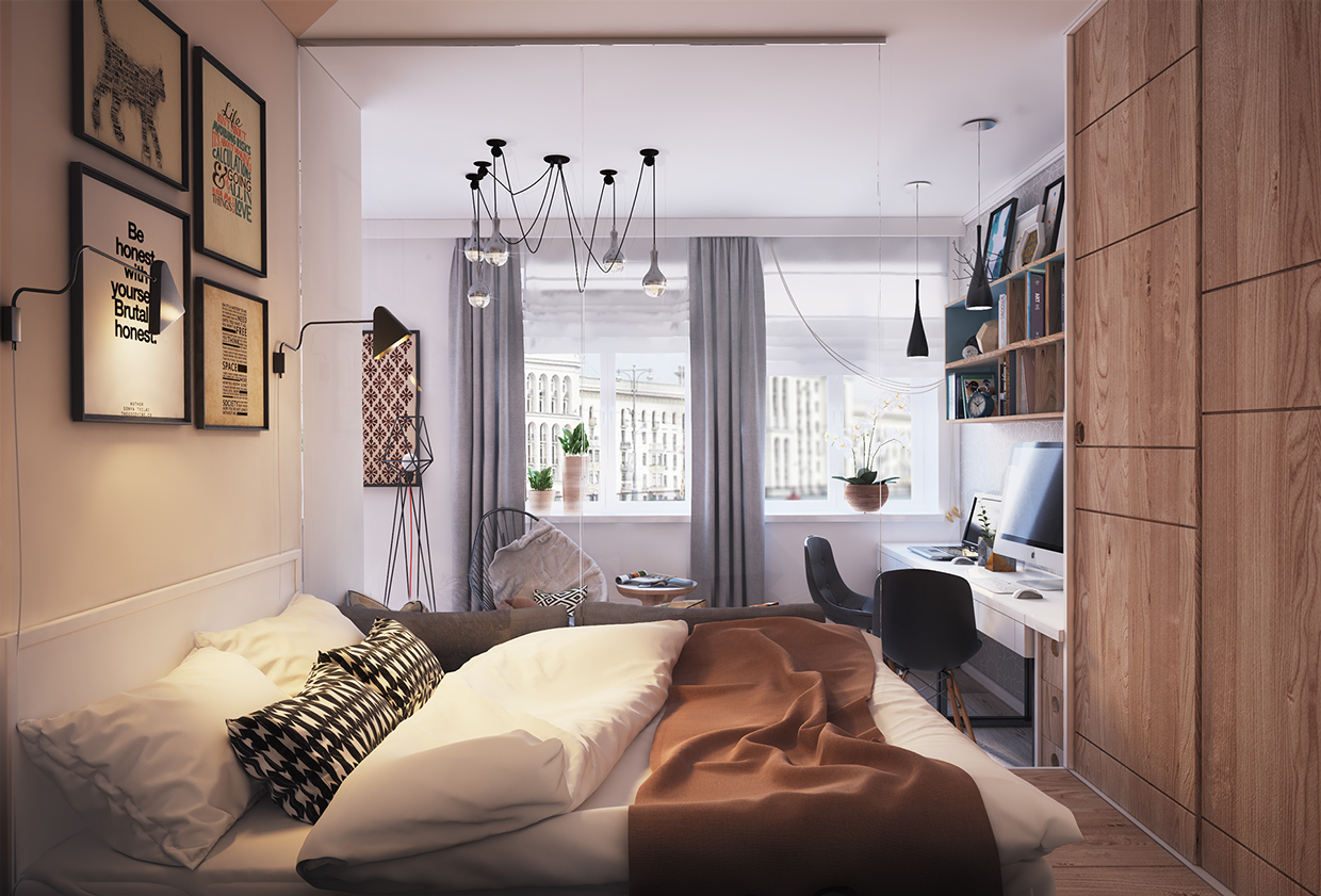 30+ ý tưởng thiết kế phòng ngủ nhỏ 6m2, 7m2, 8m2 đẹp nhất 2022