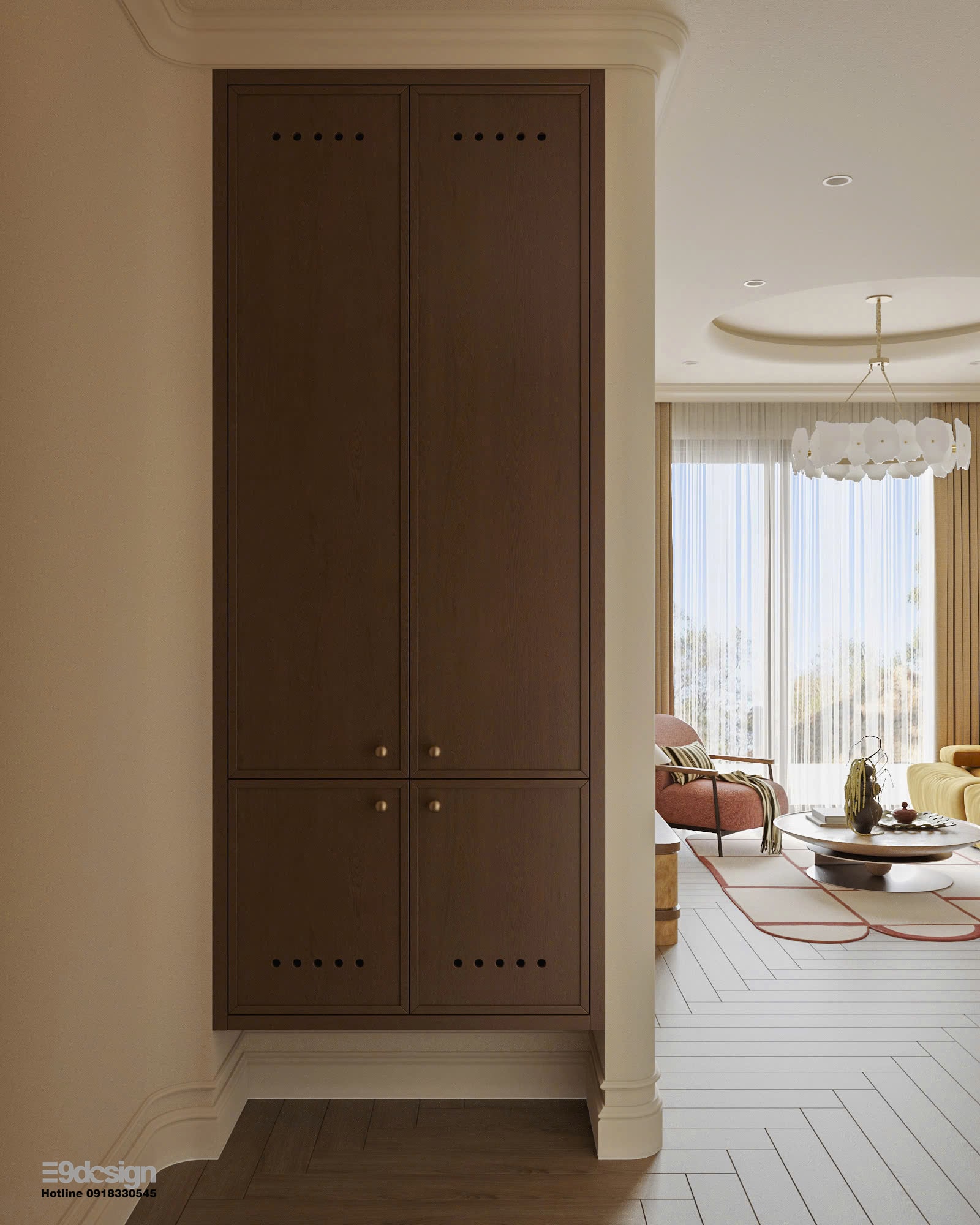 Nội thất căn hộ chung cư Hưng Phúc Happy Residence