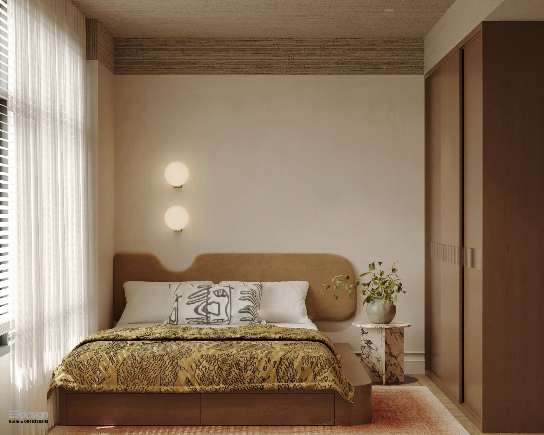 Nội thất căn hộ chung cư Hưng Phúc Happy Residence
