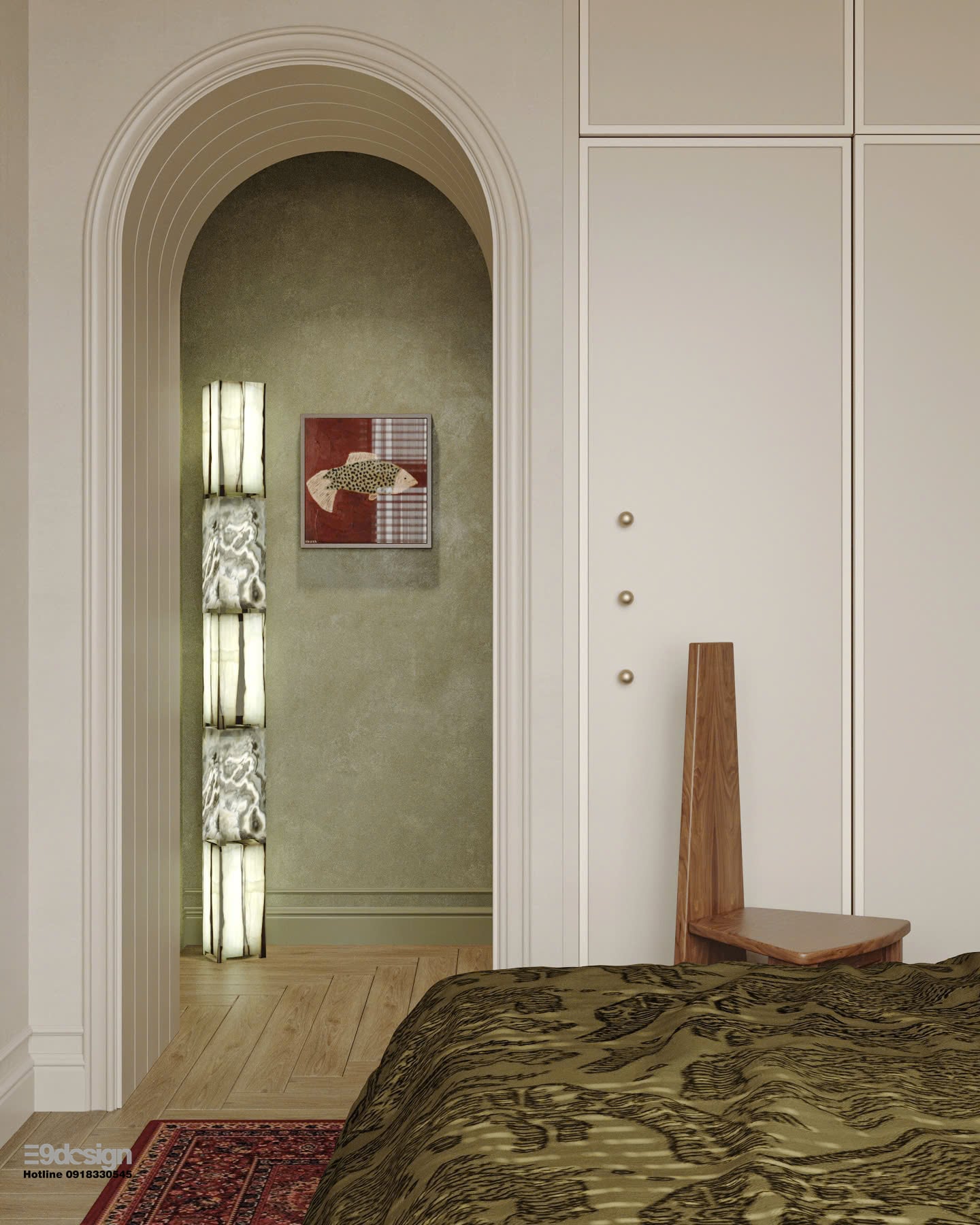 Nội thất căn hộ chung cư Hưng Phúc Happy Residence