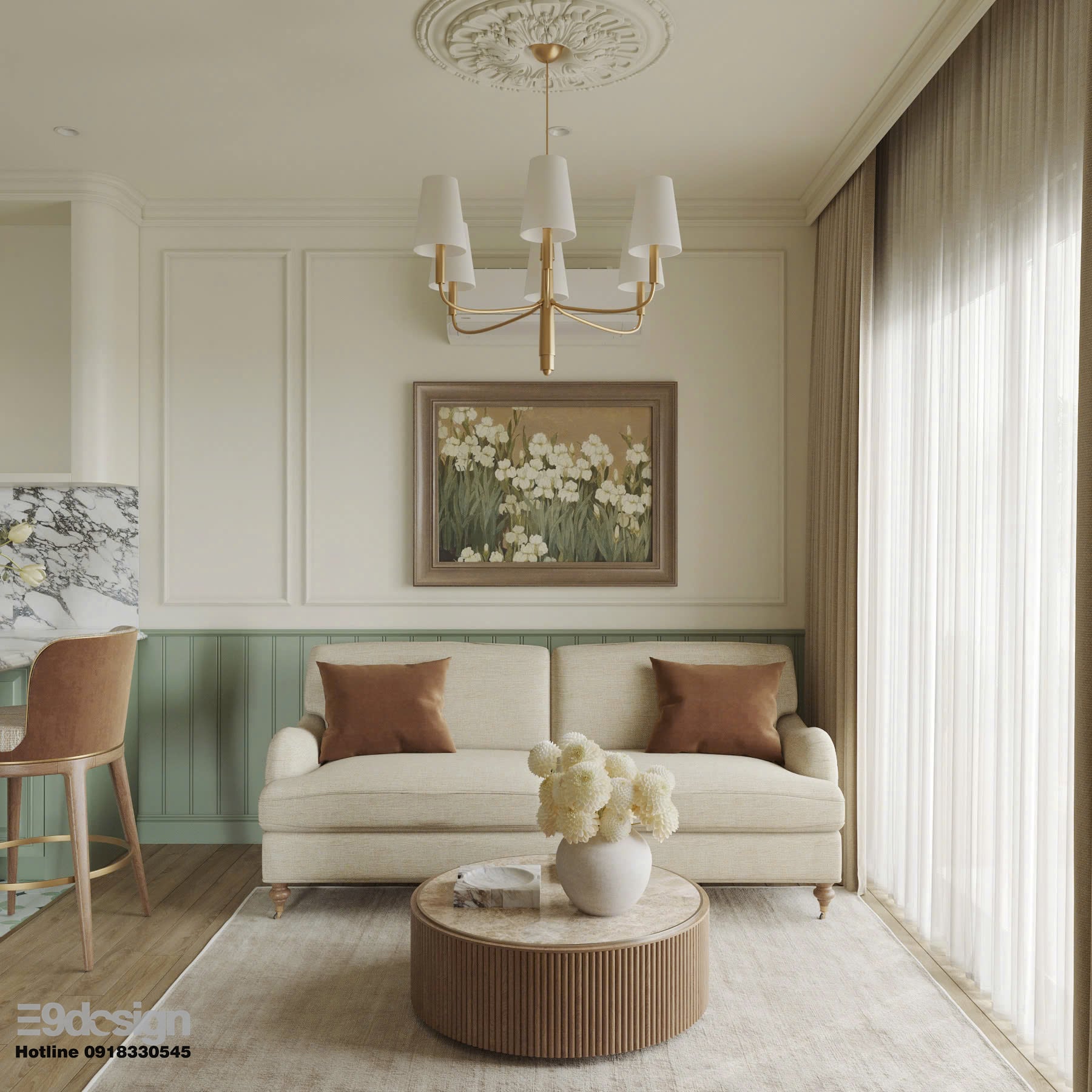 Nội thất căn hộ 3 phòng ngủ Vinhomes Grand Park