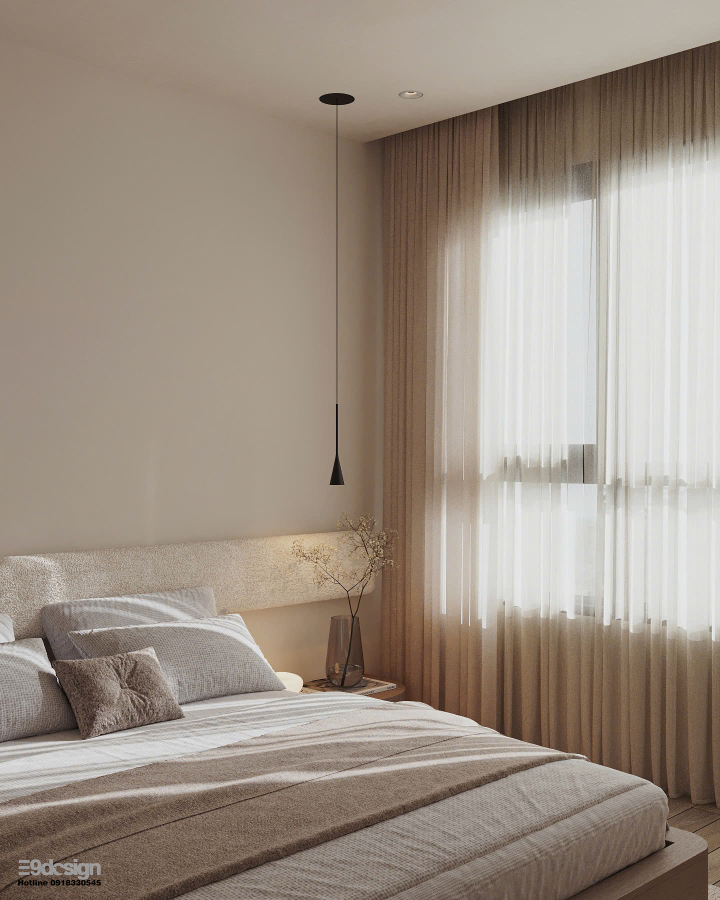 Phong cách nội thất Minimalist 2 phòng ngủ Vinhomes Grand Park