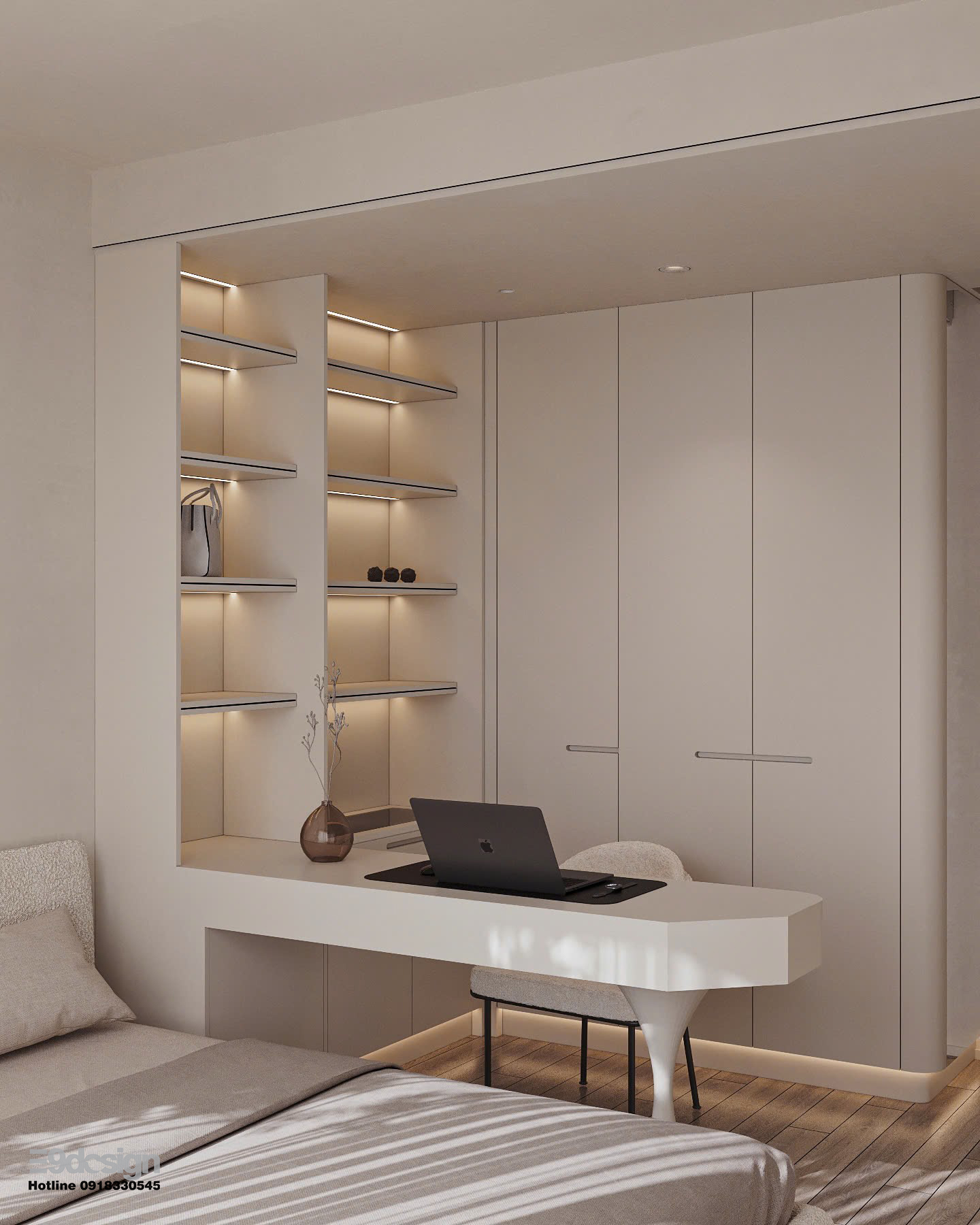 Phong cách nội thất Minimalist 2 phòng ngủ Vinhomes Grand Park