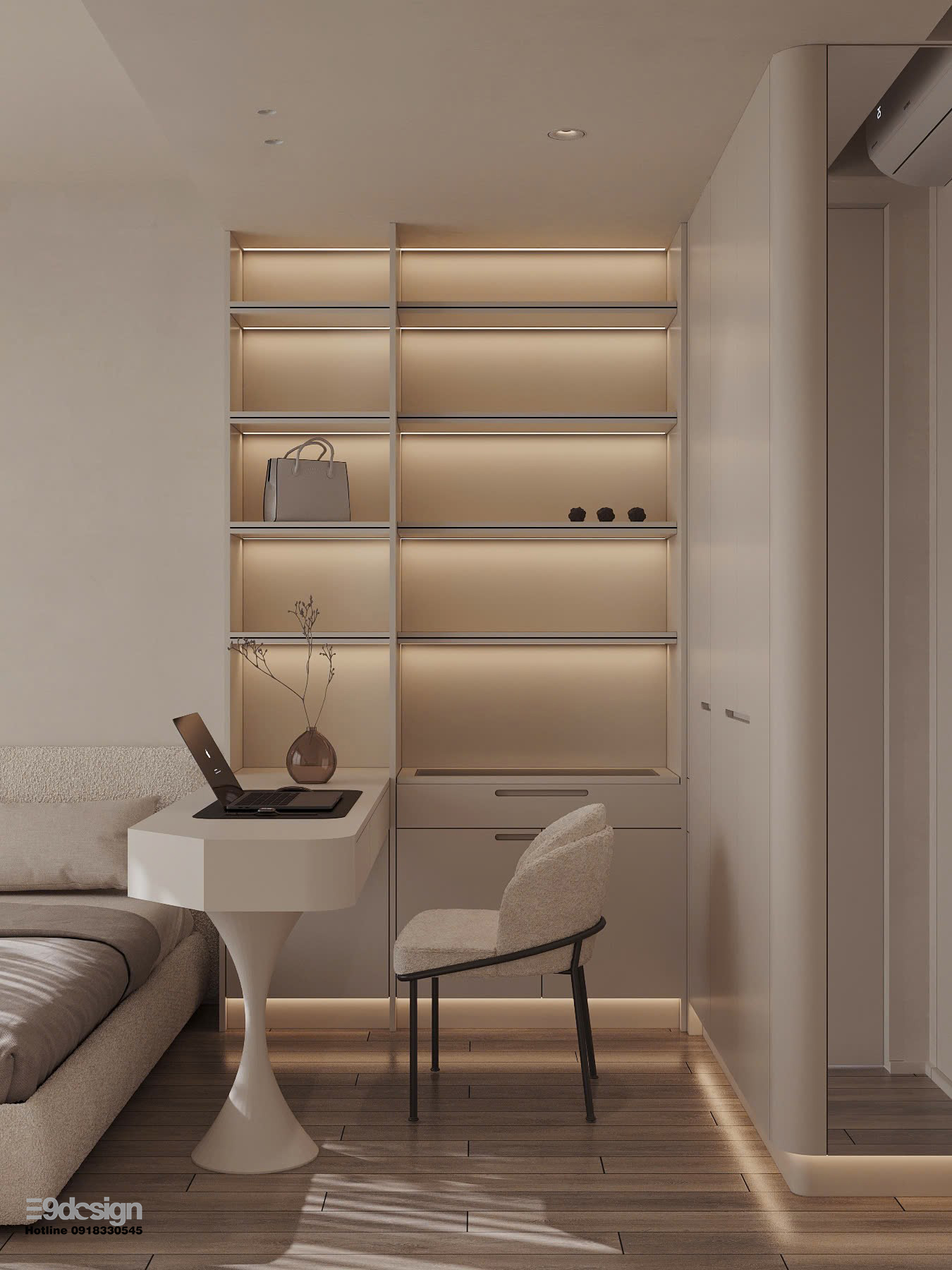 Phong cách nội thất Minimalist 2 phòng ngủ Vinhomes Grand Park