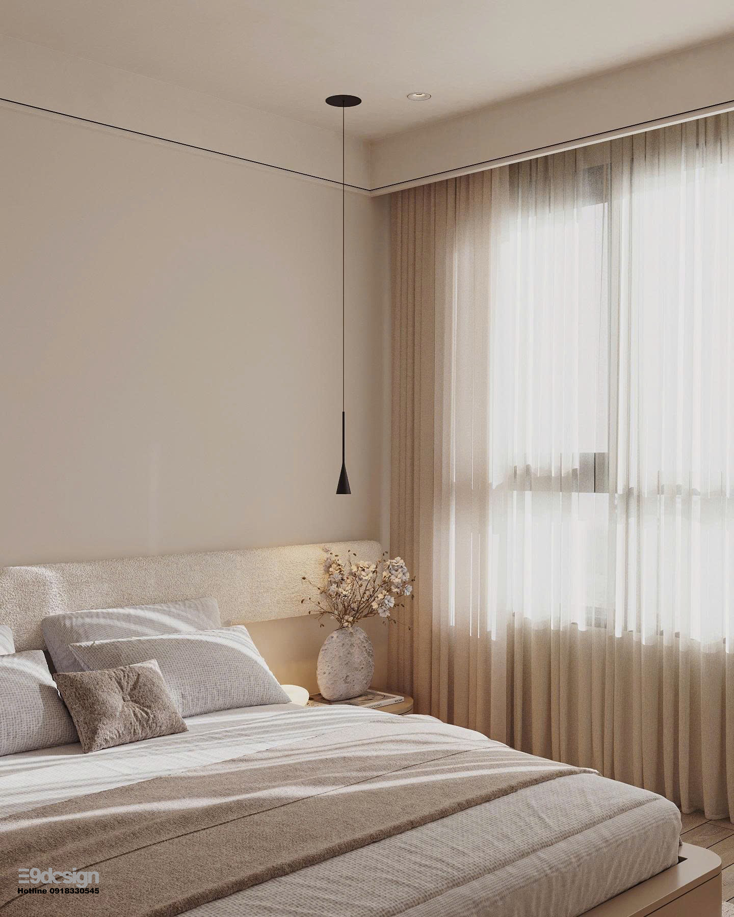 Giải phóng không gian tối giản 61m2, sống tối giản, tận dụng tối đa