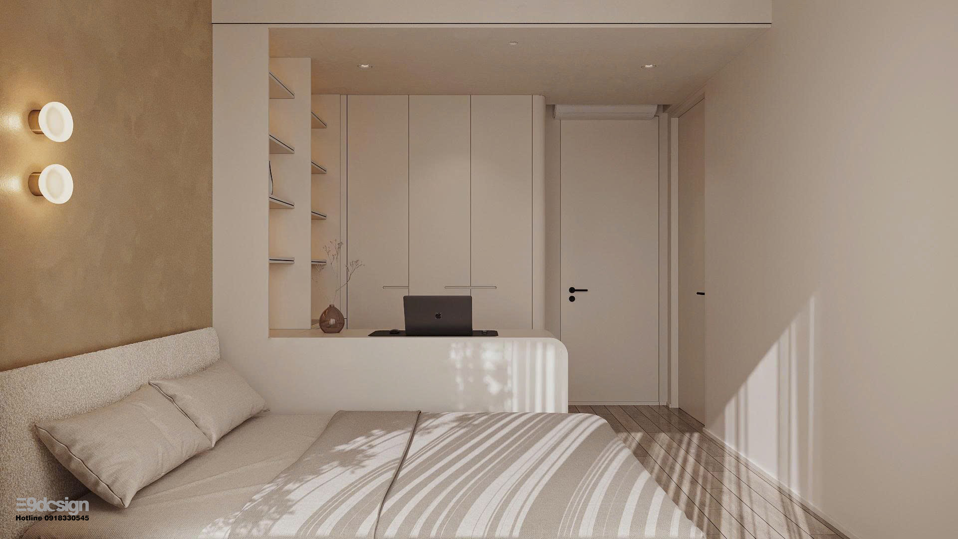 Giải phóng không gian tối giản 61m2, sống tối giản, tận dụng tối đa